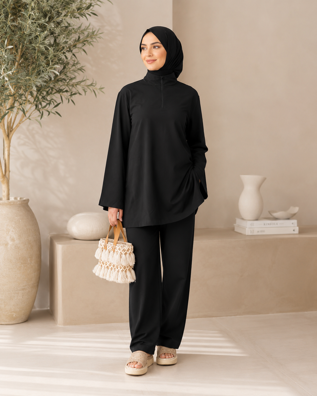 Burkini Modeste 2 Pièces – Tunique Longue & Pantalon