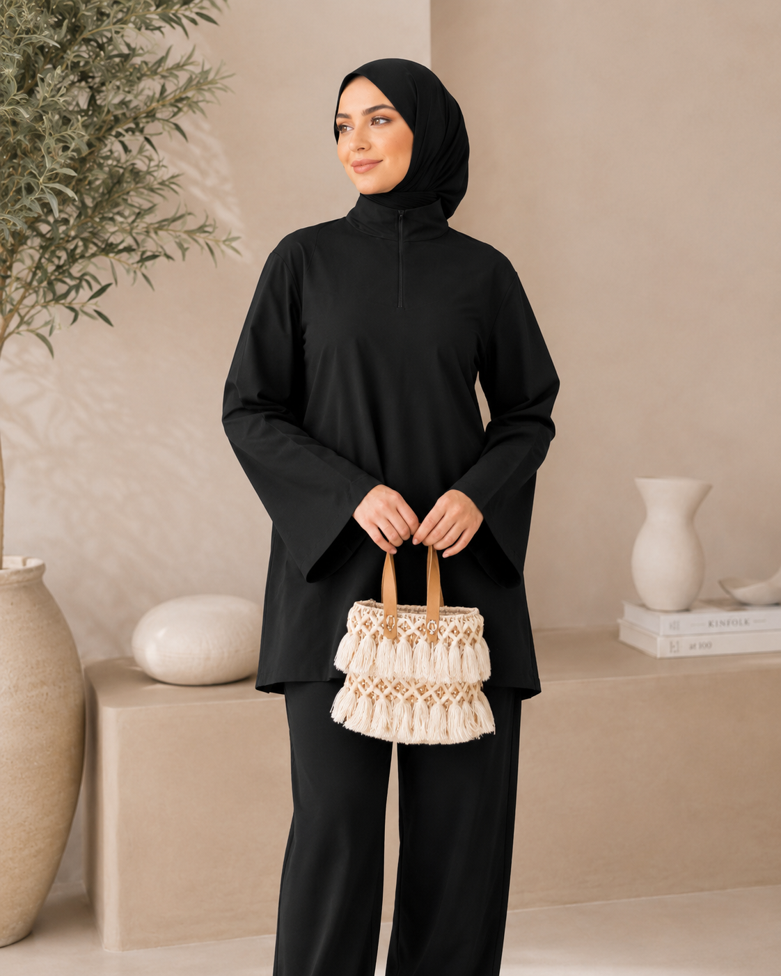 Burkini Modeste 2 Pièces – Tunique Longue & Pantalon